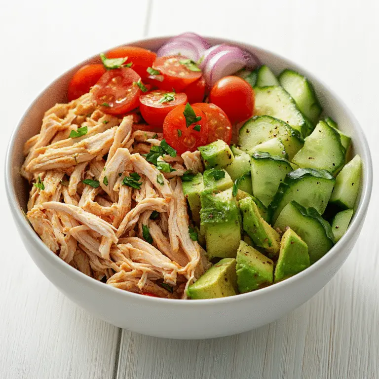 🥑 Keto Chicken Avocado Salad