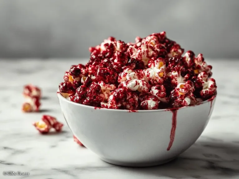Red Velvet Halloween Popcorn: A Festive Treat