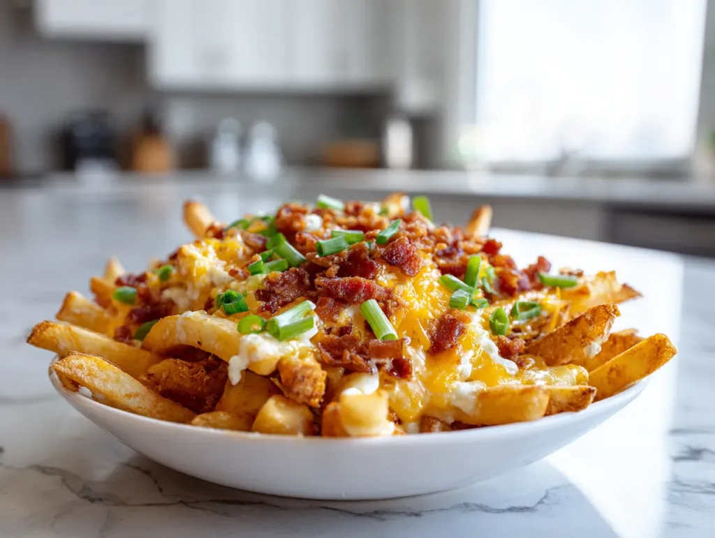 cheesy bacon fries