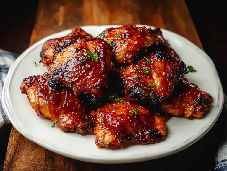 Enjoy Caramelized BBQ Chicken Thighs at Home