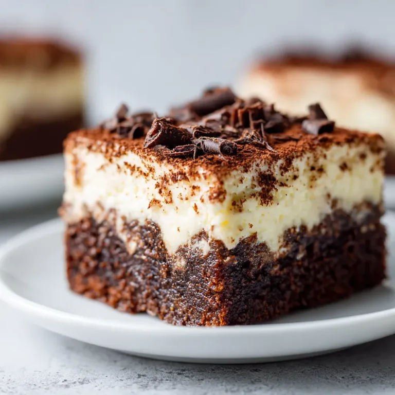 Tiramisu Brownies Recipe: Easy and Tasty Dessert