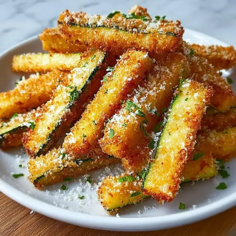 Irresistible Parmesan Zucchini Fries