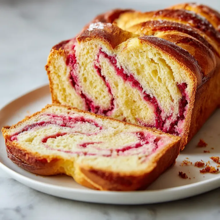 Raspberry Swirl Brioche Loaf: The Perfect Breakfast & Brunch Showstopper
