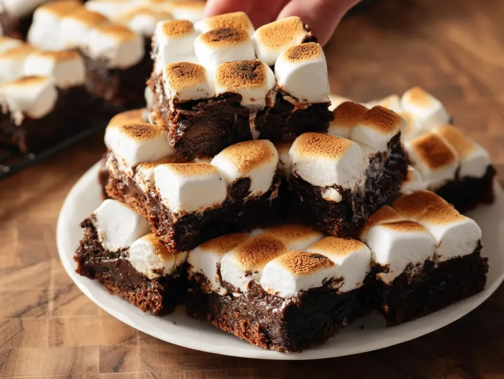 savory s'mores brownies