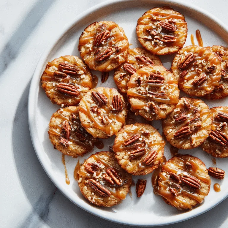 Pecan Pie Cookies (Sweet, Buttery & Crunchy)
