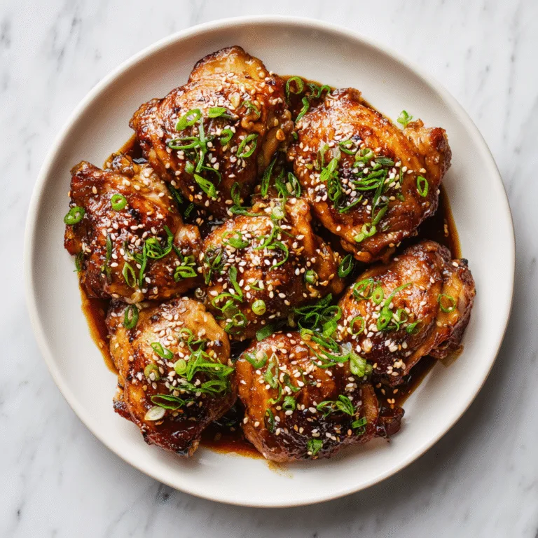 Slow Cooker Honey Garlic Chicken (Sweet, Savory & Juicy)