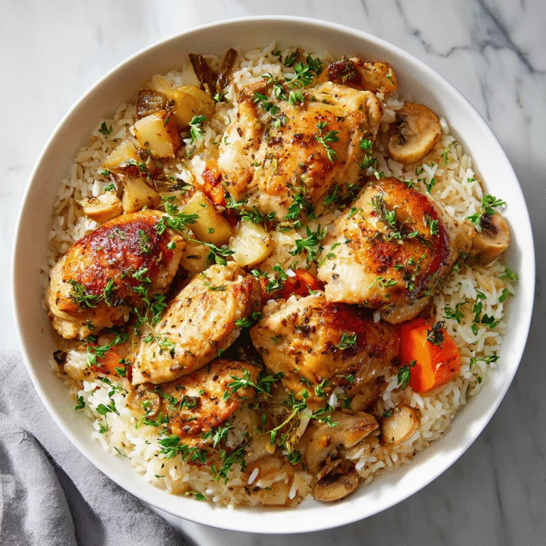 One-Pot Chicken and Rice: The Ultimate Easy Weeknight Dinner