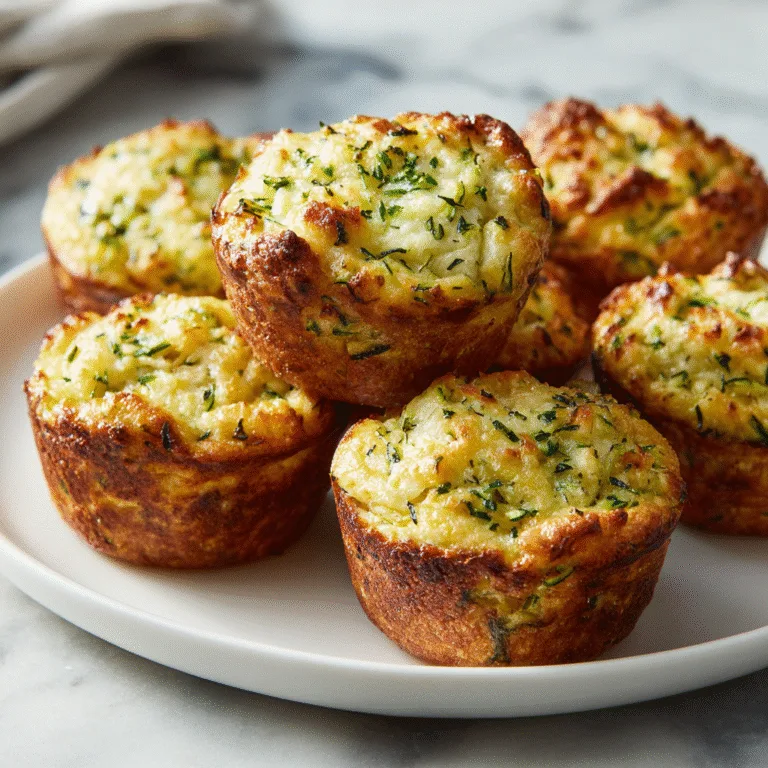 Tasty Veggie Parmesan Zucchini Muffins: Soft, Savory, and Delicious