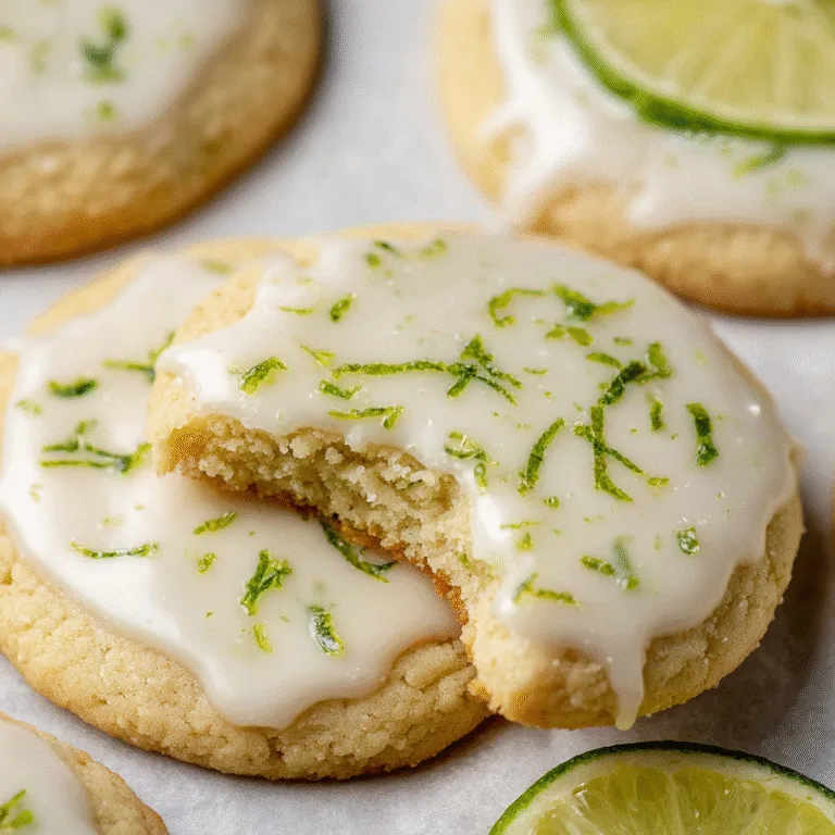 Lime Sugar Cookies