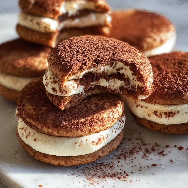 Irresistible Tiramisu Sandwich Cookies