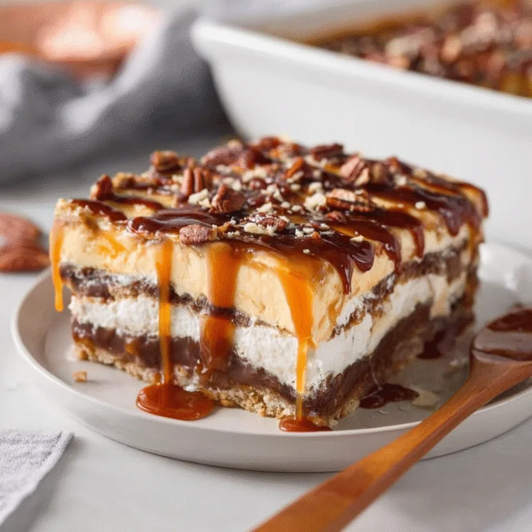 Turtle Lasagna Dessert Recipe