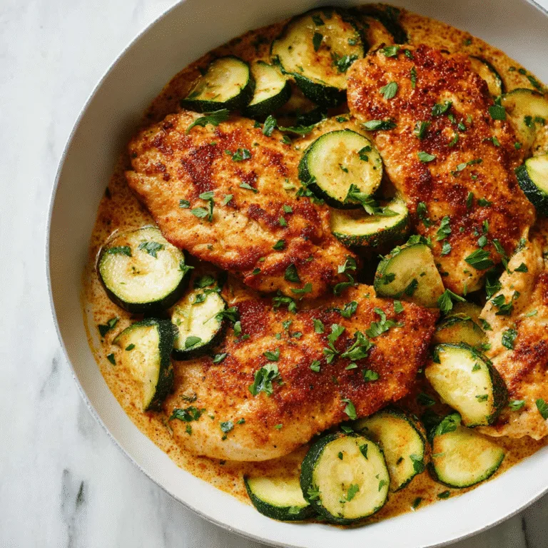 Paprika Zucchini Cream Chicken (Savory, Creamy & Comforting)
