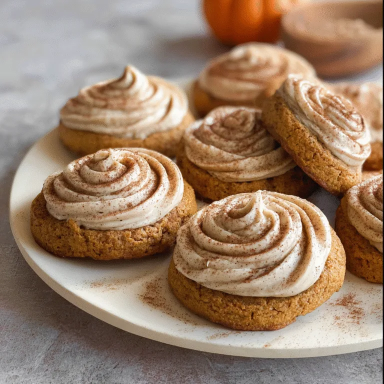 Soft Pumpkin Cookies with Cinnamon Frosting: Fall’s Favorite Treat