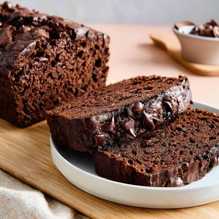 Chocolate Zucchini Bread: Moist, Rich, and Delicious
