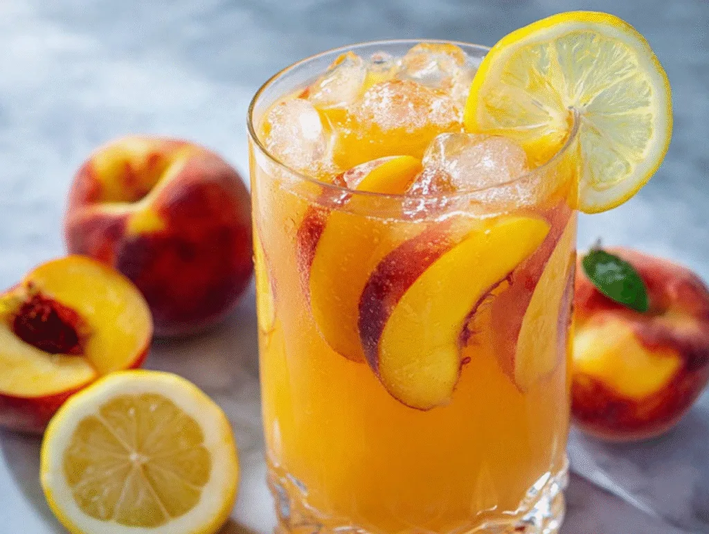peach lemonade gathering