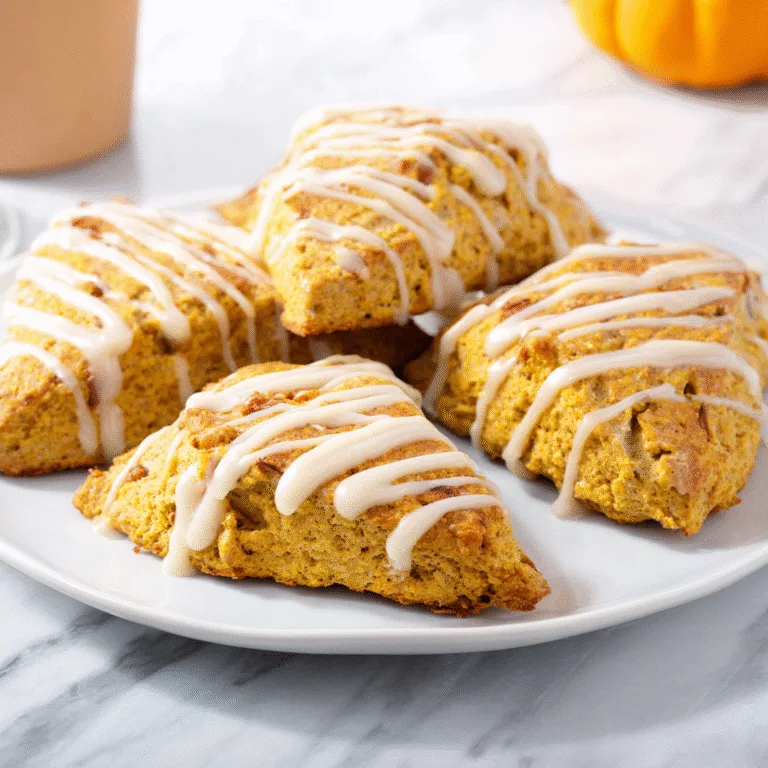 Homemade Starbucks Pumpkin Scones – Soft, Flaky, and Perfectly Spiced