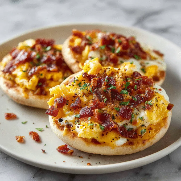 English Muffin Breakfast Pizza: A Fun and Easy Morning Treat