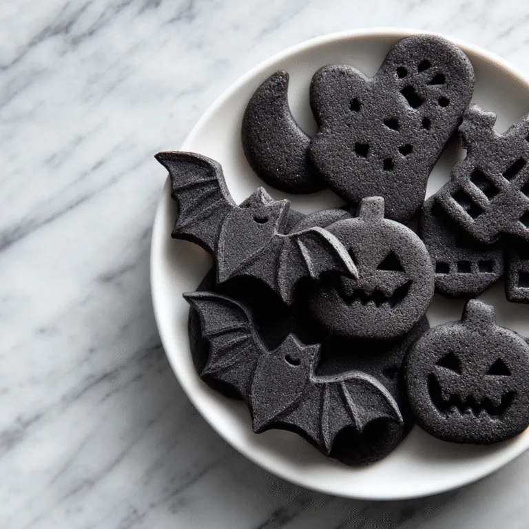 Wickedly Dark Black Cocoa Halloween Cookies: The Ultimate Spooky Treat