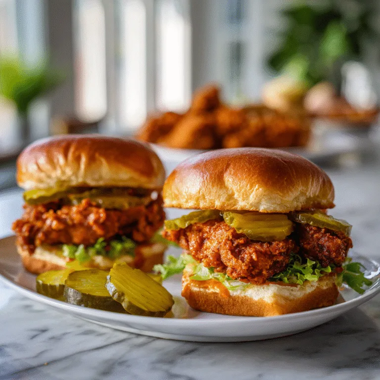 Nashville Hot Chicken Sandwiches – The Ultimate Spicy Southern Classic