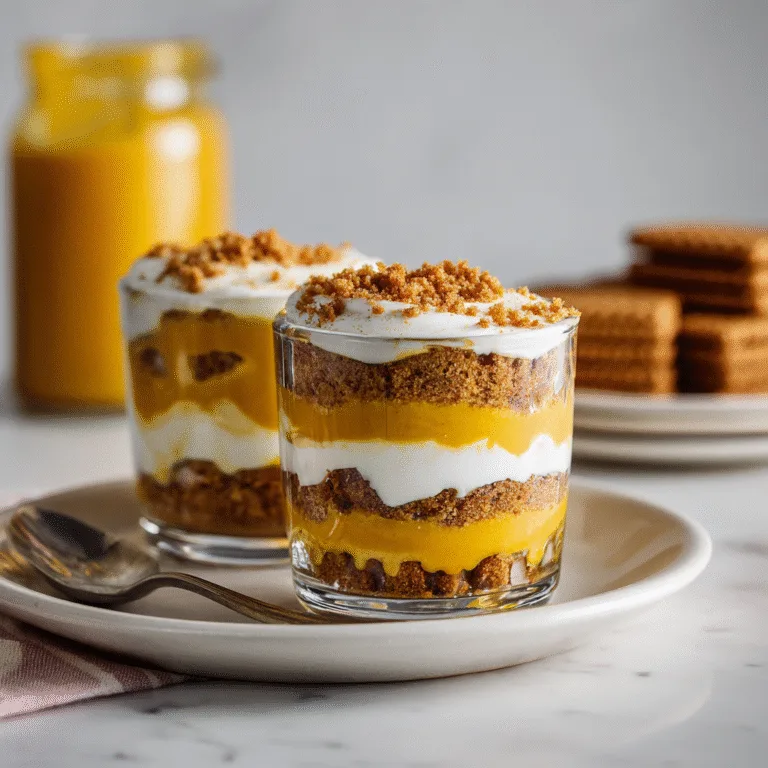 Pumpkin Cheesecake Layered Pudding