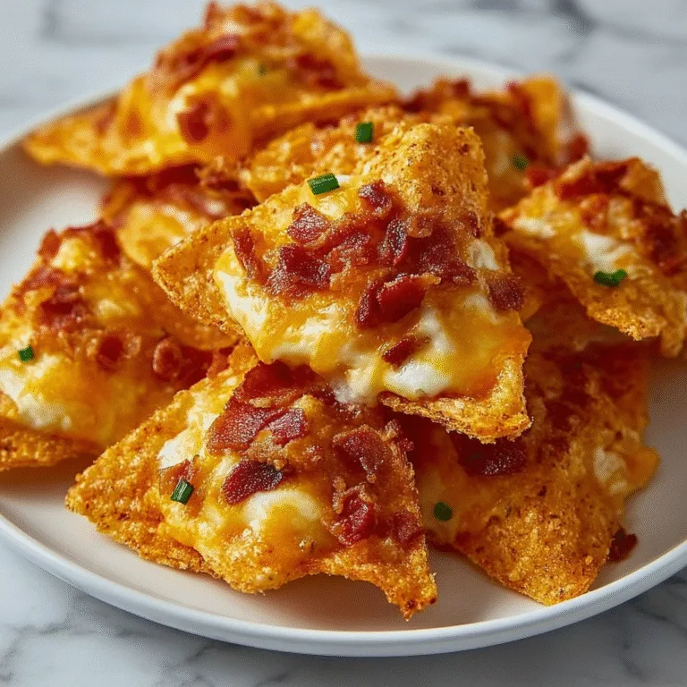 Cream Cheese and Bacon Stuffed Doritos Recipe