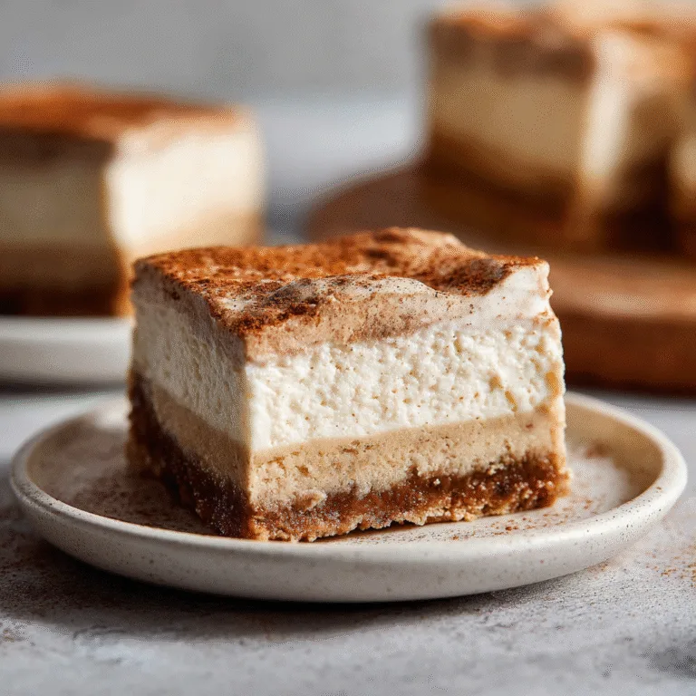 Vanilla Chai Cheesecake Bars