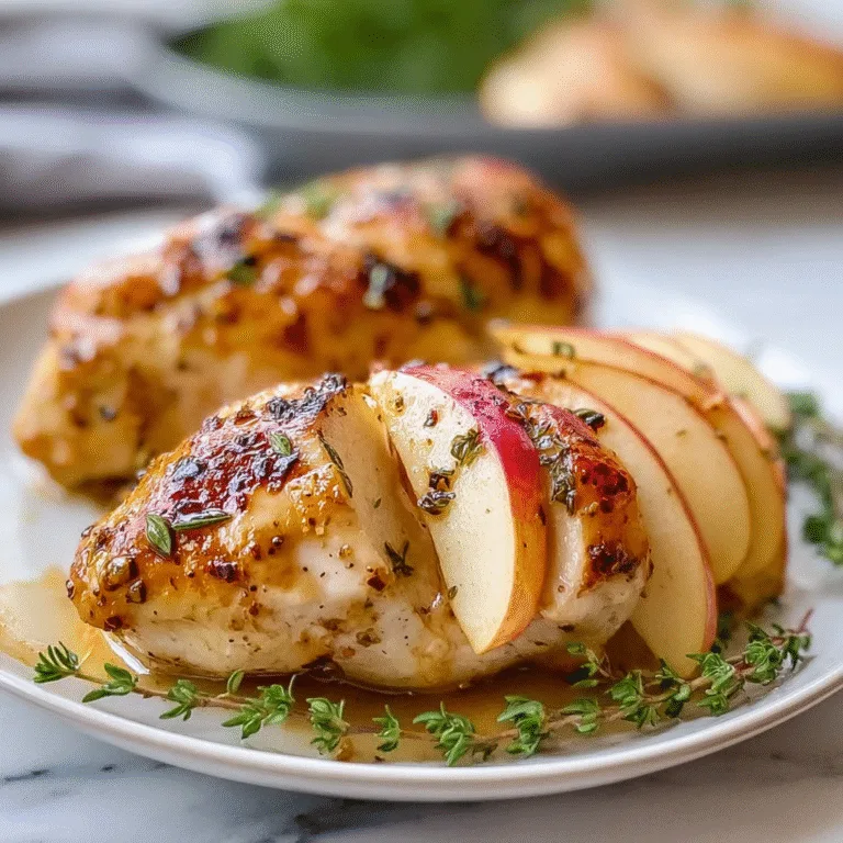 Apple and Brie Stuffed Chicken