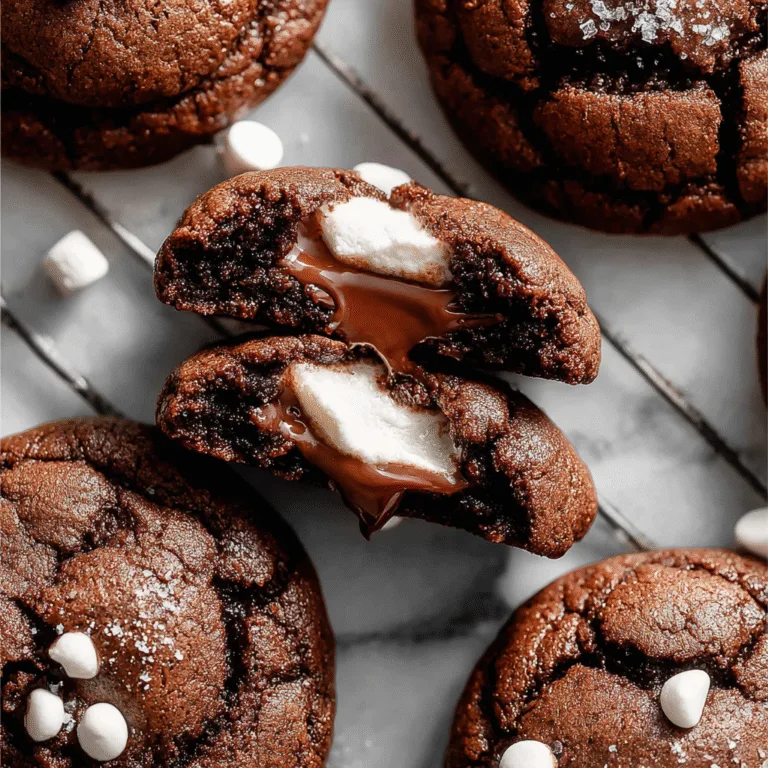 Marshmallow-Surprise Hot Cocoa Cookies Recipe