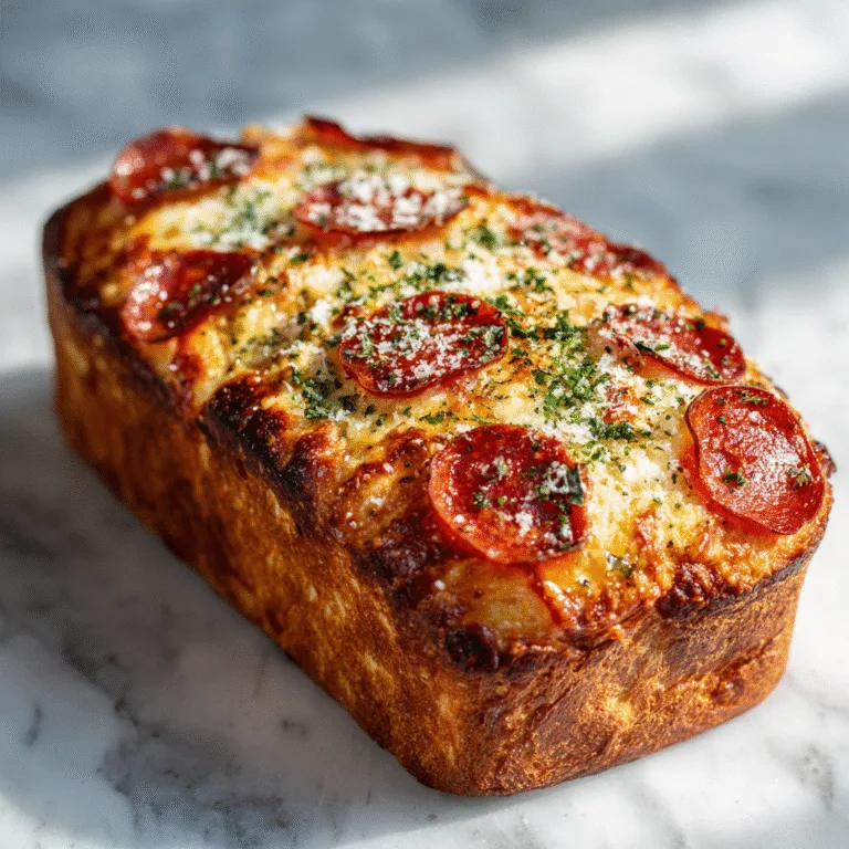 Pepperoni Pizza Sourdough Bread: The Ultimate Fusion of Comfort and Crust