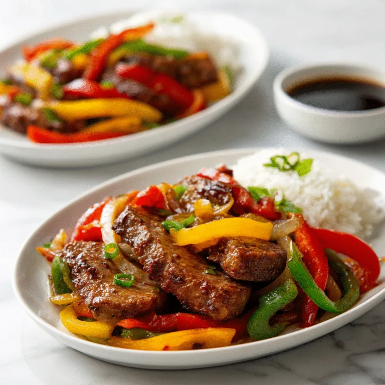 Pepper Steak with Bell Peppers and Onion: A Flavor-Packed Weeknight Favorite