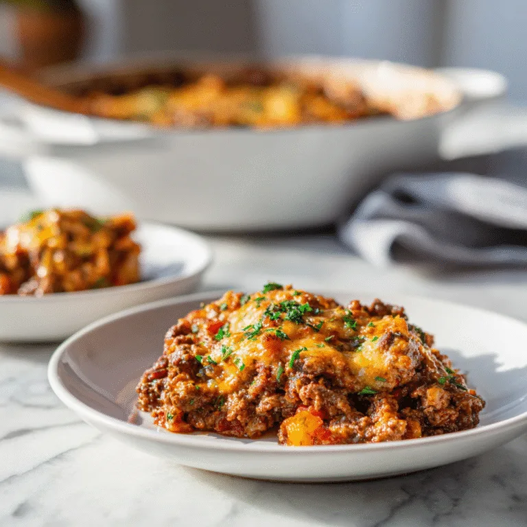Cheesy Beef One-Pot: The Ultimate Comfort Food for Busy Families