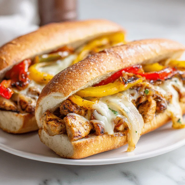 Chicken Philly Cheesesteak – The Ultimate Comfort Sandwich for Every Occasion