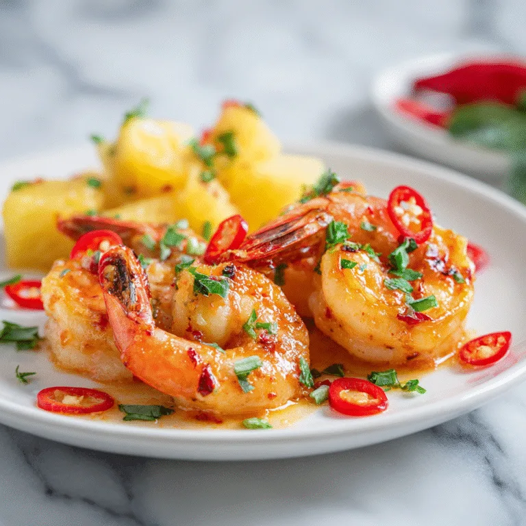 Sweet Chili Pineapple Shrimp: A Tropical Twist on a Classic Seafood Favorite