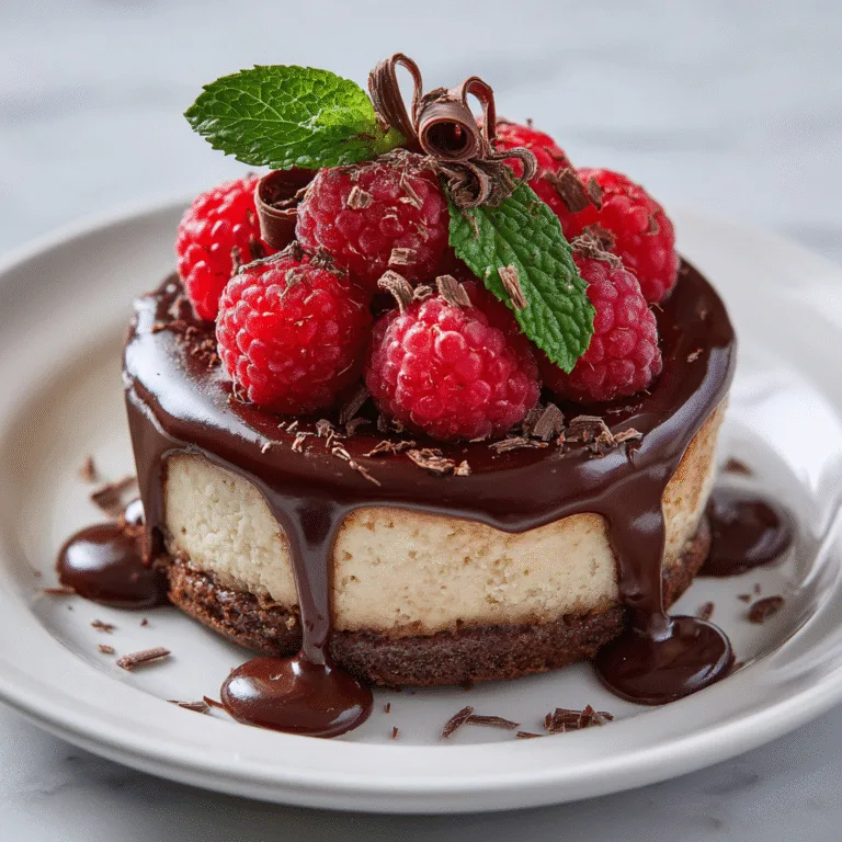 Dark Chocolate Raspberry Cheesecake: A Decadent Dessert That Steals the Show