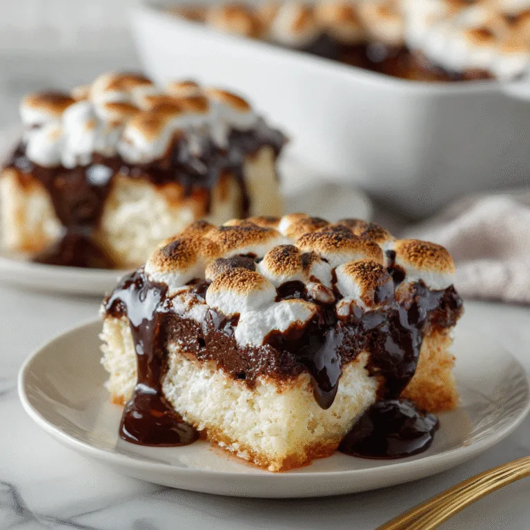 Marshmallow Chocolate Poke Cake – The Ultimate Gooey, Decadent Dessert for Chocolate Lovers