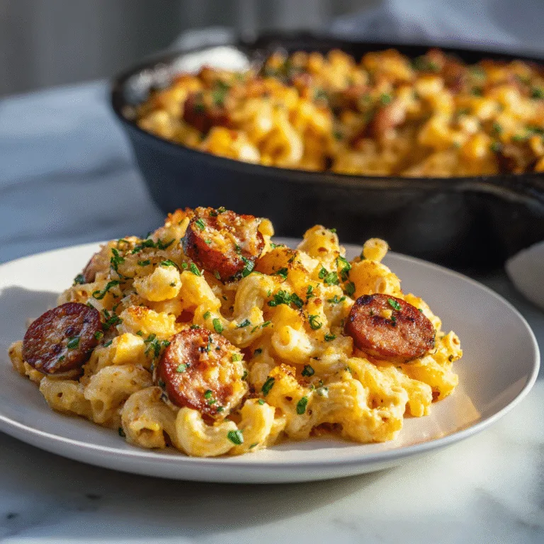 Cajun Mac and Cheese with Andouille Sausage: A Southern Twist on a Comfort Classic