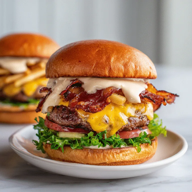 Smash Burgers with Baconnaise Sauce – The Ultimate Burger Indulgence