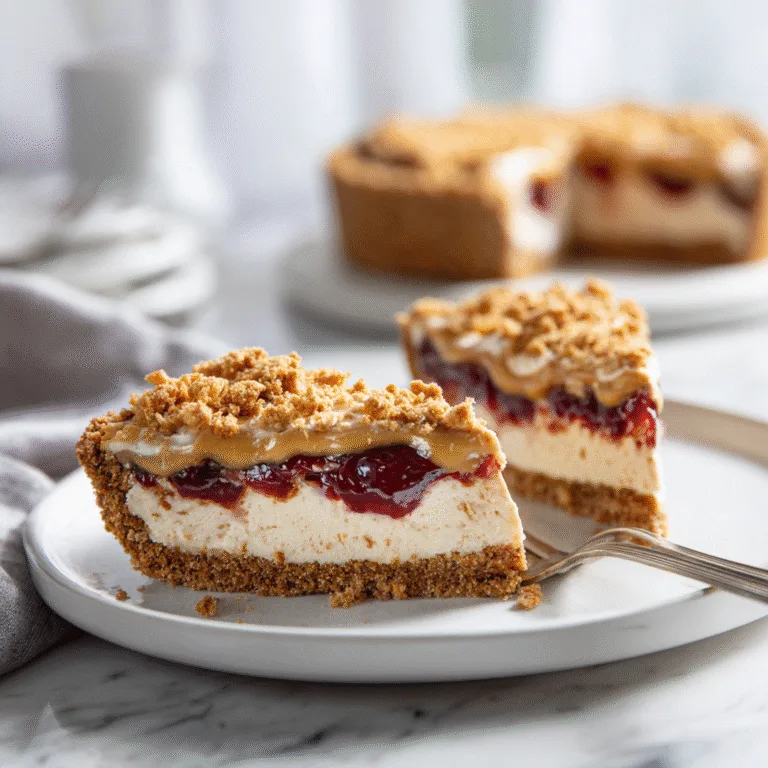 Peanut Butter and Jelly Pie: A No-Bake Treat That Steals Hearts