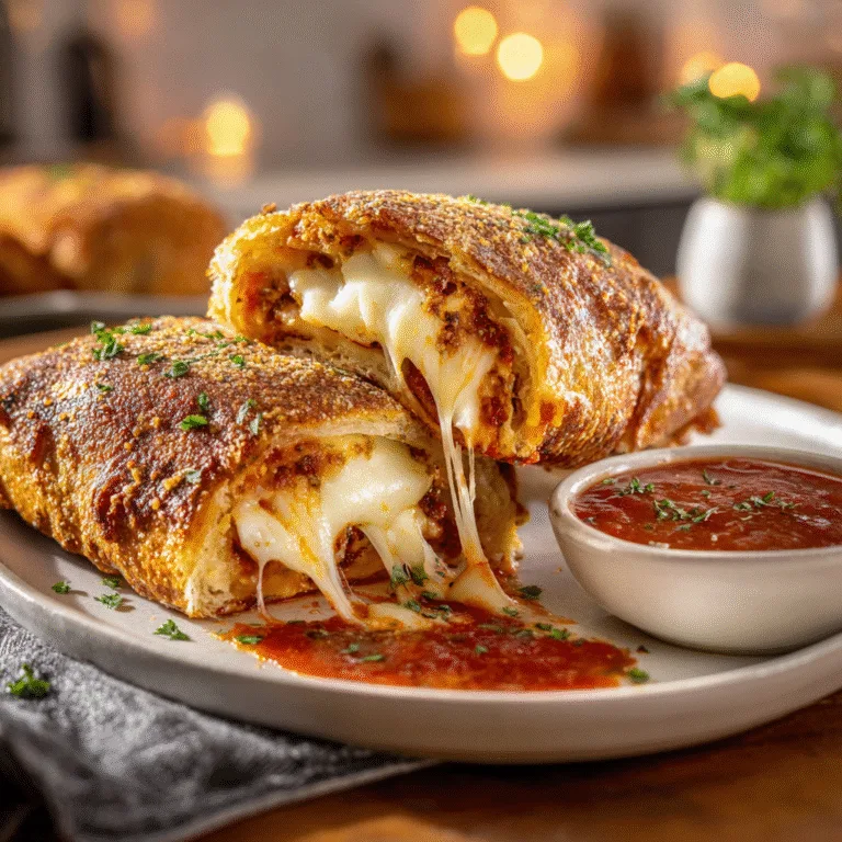 🍞 Italian Stromboli Stuffed Bread – The Ultimate Cheesy Roll-Up