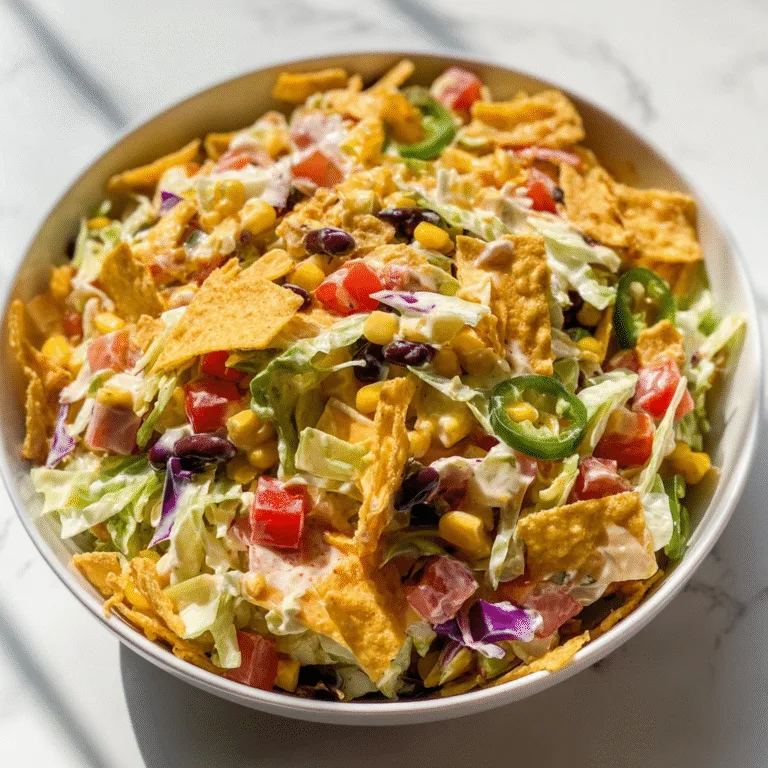 Frito Cowboy Cabbage Salad: A Crunchy, Colorful Southern-Inspired Delight