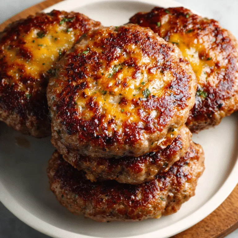 Seasoned Air Fryer Hamburger Patties – Juicy, Flavor-Packed, and Ready in Minutes!