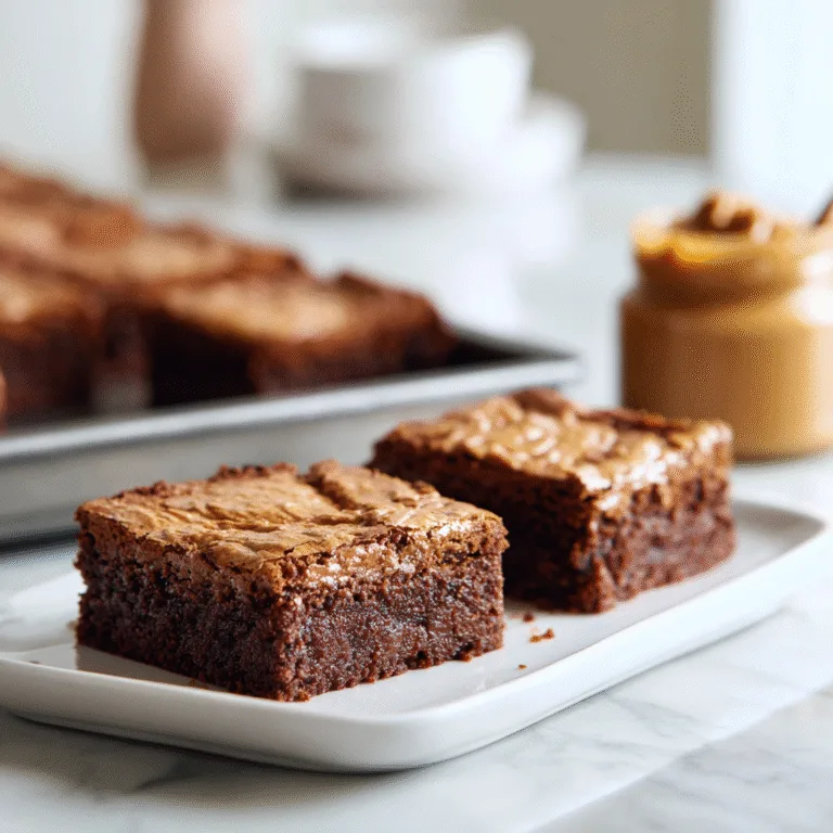 Fudgy Biscoff Brownies Delight – The Ultimate Cookie Butter Dessert Dream 🍫