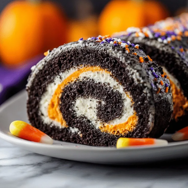 Halloween Oreo Roll – A No-Bake Spooky Delight