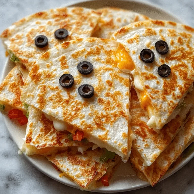 Ghost Quesadillas (Halloween Cheese Edition): Spooky, Cheesy & Fun for the Whole Family