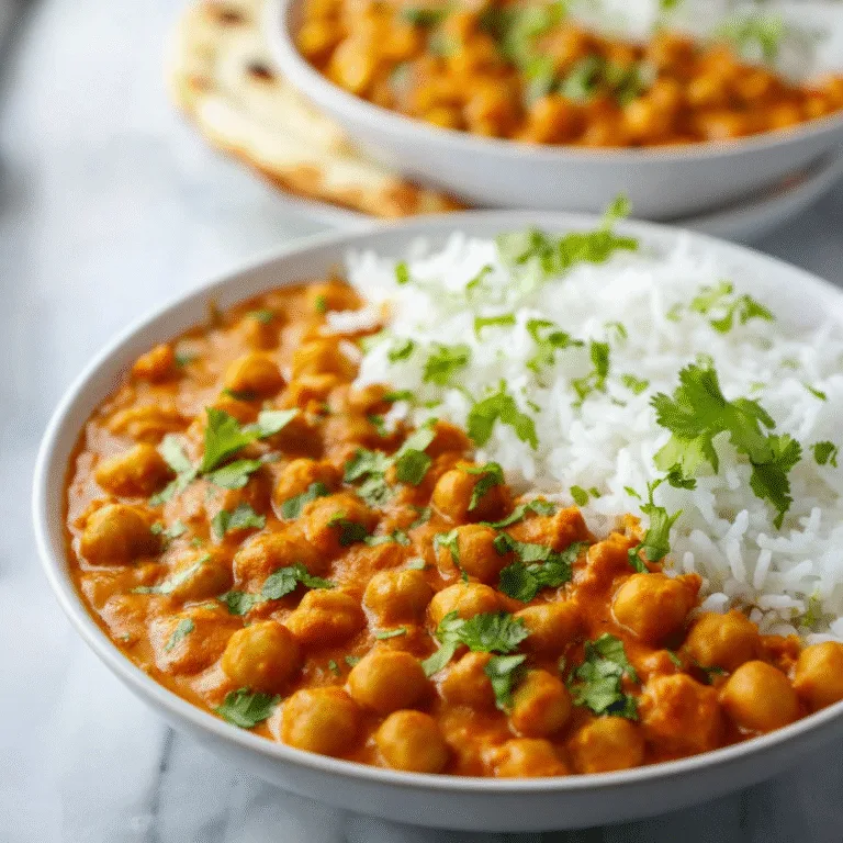 🌱 Vegan Butter Chickpeas: Creamy, Comforting, and Completely Plant-Based