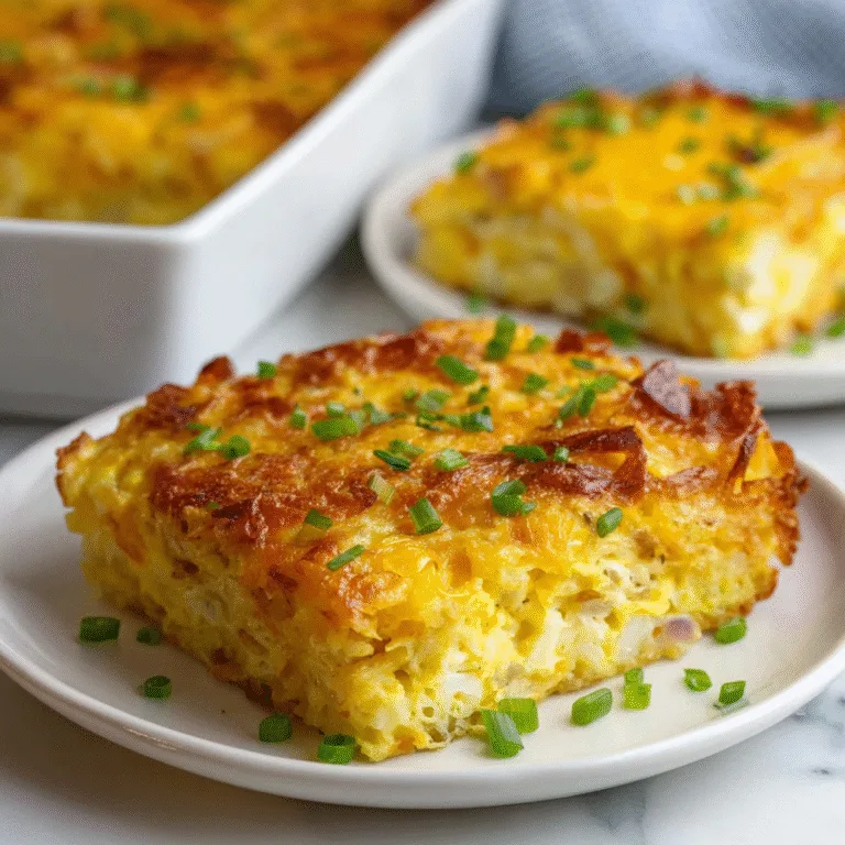 Hash Brown Egg Casserole (Easy Breakfast Bake)