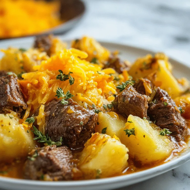 Steak Cheddar Potato Slow Cooker: The Ultimate Comfort Food for Busy Days