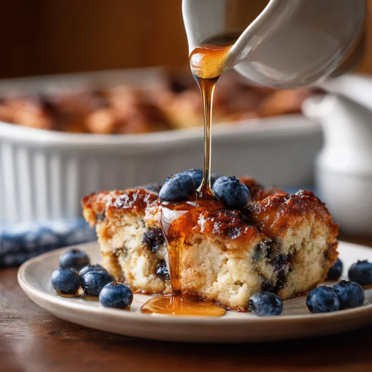 Blueberry Buttermilk Pancake Casserole – Fluffy, Fruity, and Perfect for Brunch