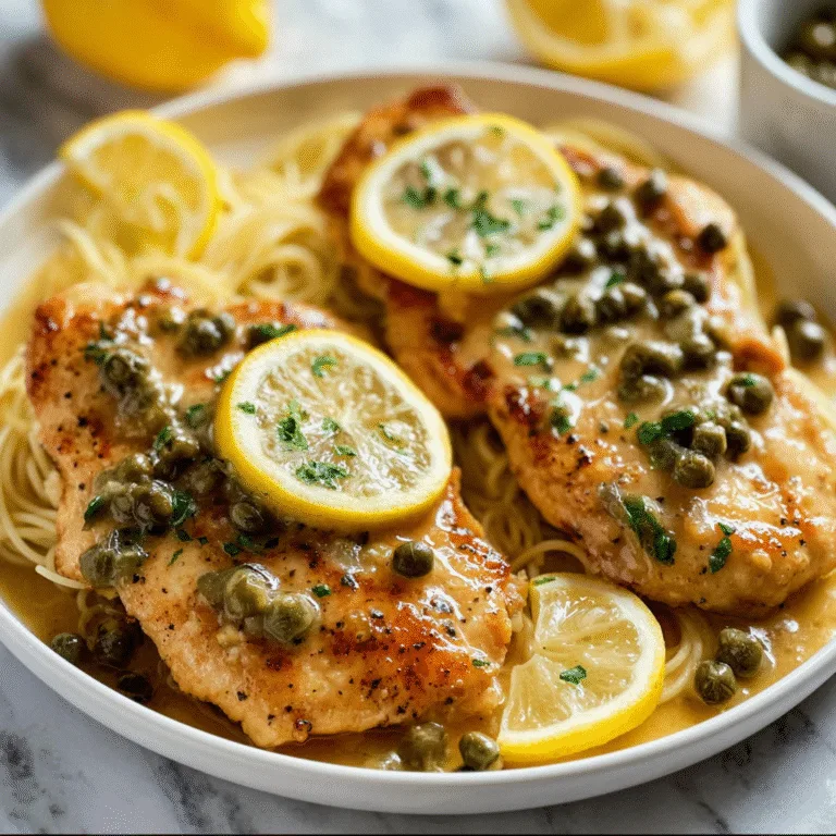 Crockpot Chicken Piccata: Tender, Tangy, and Effortlessly Elegant