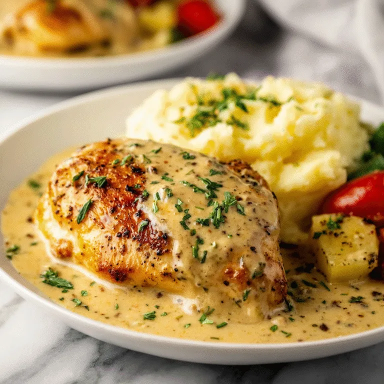 Tender Chicken Breasts in Creamy Dijon Sauce – A Restaurant-Quality Meal Made Simple